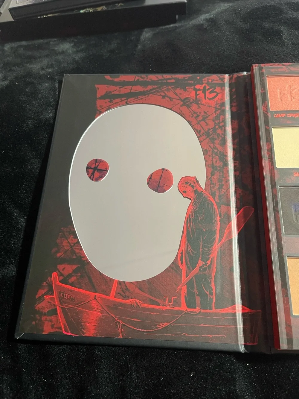 Glow-in-the-Dark Friday the 13th eyeshadows